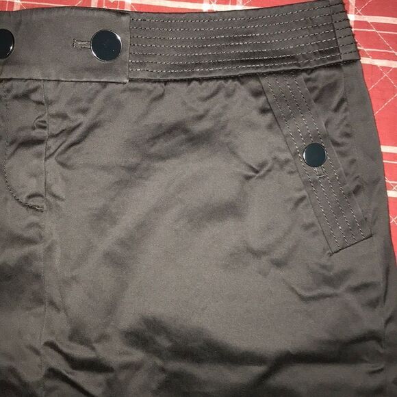 J crew professional career pencil grey sleek skirt front pocket office outfit - Picture 2 of 9